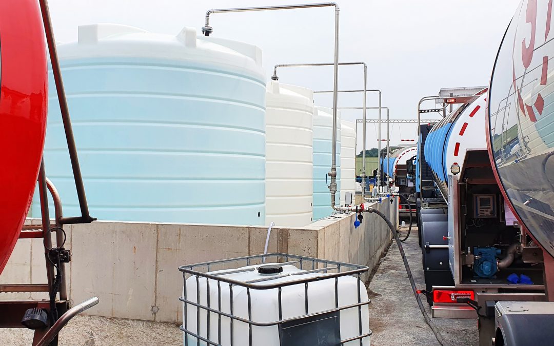 Emissco adds 120,000 litre AdBlue tank farm to its fluid packaging plant